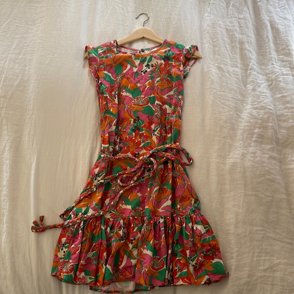 Marine Layer Laney Mini Dress in Vintage Floral Print